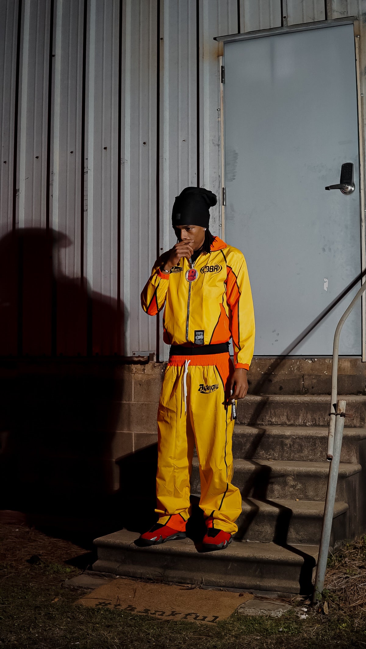 WINDBREAKER PANTS YELLOW